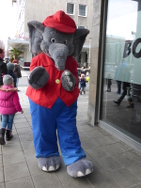 Elefant Benjamin Blümchen beim Toon Walk Nürnberg 2016