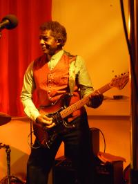 Bluesband Sommerfest Bassist Reisepass-Druckerei